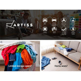 Artiss Clothes Rack Airer Rail Coat Stand Adjustable Hanger